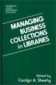 Managing business collections in libraries /
