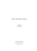 Music librarianship in America /