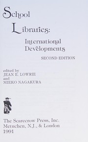 School libraries : international developments /