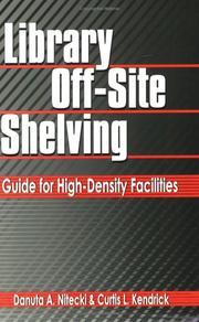 Library off-site shelving : guide for high-density facilities /