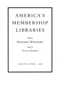 America's membership libraries /