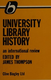 University library history : an international review /