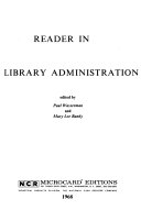 Reader in library administration /