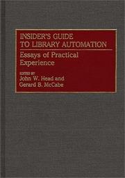 Insider's guide to library automation : essays of practical experience /