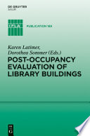 Post-occupancy evaluation of library buildings /
