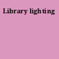 Library lighting