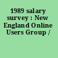 1989 salary survey : New England Online Users Group /