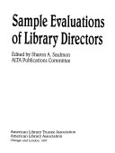 Sample evaluations of library directors /