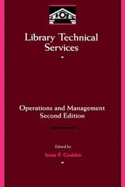 Library technical services : operations and management /