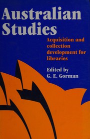 Australian studies : acquisition and collection development for libraries /