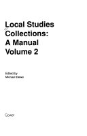 Local studies collections : a manual /