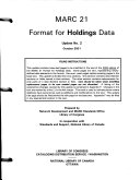 MARC 21 format for holdings data : including guidelines for content designation /