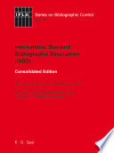 International Standard Bibliographic Description (ISBD)