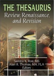 The thesaurus : review, renaissance, and revision /