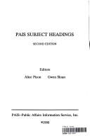PAIS subject headings /