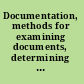 Documentation, methods for examining documents, determining their subjects, and selecting indexing terms = Documentation, méthodes pour l'analyse des documents, la détermination de leur contenu et la sélection des termes d'indexation