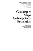 Classification. Class G. Geography, maps, anthropology, recreation /