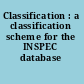 Classification : a classification scheme for the INSPEC database /