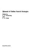 Manual of online search strategies /