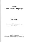 MARC code list for languages /