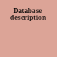 Database description