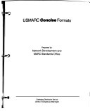 USMARC concise formats : for bibliographic, authority, and holdings data /