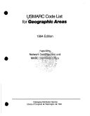 USMARC code list for geographic areas /