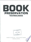 Book preservation technologies.