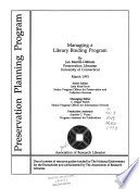 Managing a library binding program /