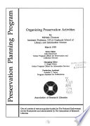 Organizing preservation activities /