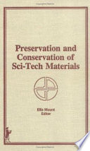 Preservation and conservation of sci-tech materials /