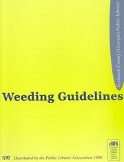 Weeding guidelines /