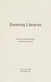 Greening libraries /