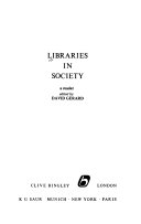 Libraries in society : a reader /