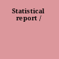 Statistical report /