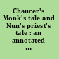 Chaucer's Monk's tale and Nun's priest's tale : an annotated bibliography, 1900 to 2000 /
