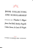 Book collecting and scholarship /