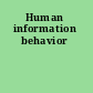 Human information behavior