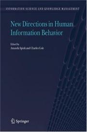 New directions in human information behavior /