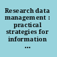 Research data management : practical strategies for information professionals /