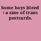 Some boys bleed : a zine of trans postcards.