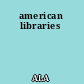 american libraries