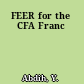 FEER for the CFA Franc
