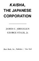 Kaisha, the Japanese corporation /