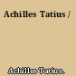 Achilles Tatius /