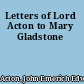 Letters of Lord Acton to Mary Gladstone