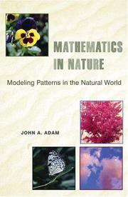 Mathematics in nature : modeling patterns in the natural world /