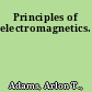 Principles of electromagnetics.