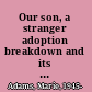 Our son, a stranger adoption breakdown and its effects on parents /