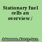 Stationary fuel cells an overview /